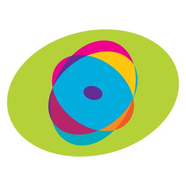 Soyut rastgele daireler geometrik dairesel öge