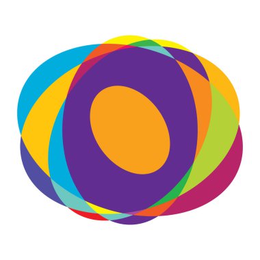 Soyut rastgele daireler geometrik dairesel öge