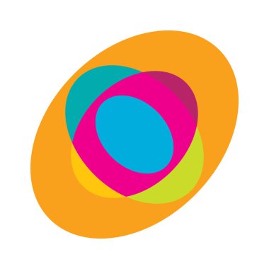 Soyut rastgele daireler geometrik dairesel öge