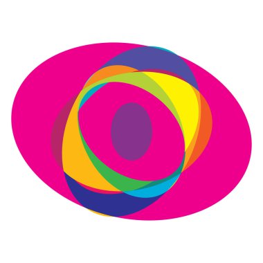 Soyut rastgele daireler geometrik dairesel öge