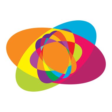 Soyut rastgele daireler geometrik dairesel öge