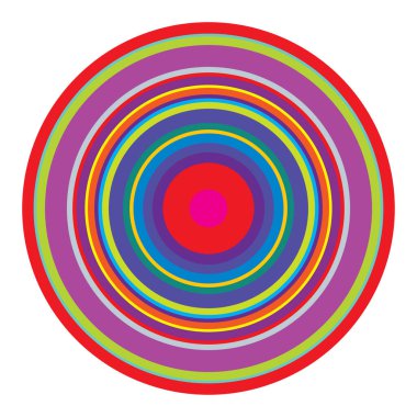 Soyut rastgele daireler geometrik dairesel öge