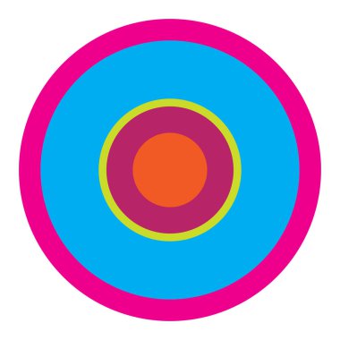 Soyut rastgele daireler geometrik dairesel öge