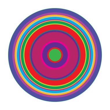 Soyut rastgele daireler geometrik dairesel öge