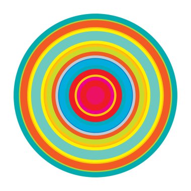 Soyut rastgele daireler geometrik dairesel öge