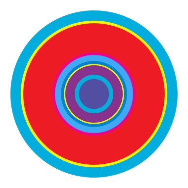 Soyut rastgele daireler geometrik dairesel öge