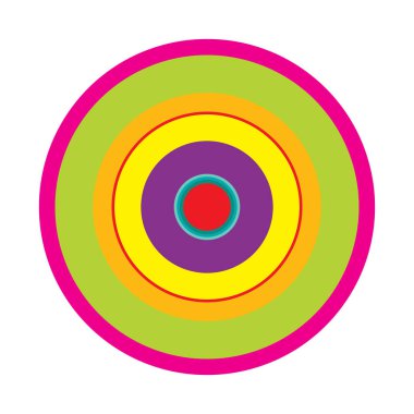 Soyut rastgele daireler geometrik dairesel öge