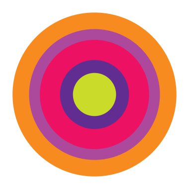 Soyut rastgele daireler geometrik dairesel öge