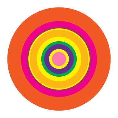 Soyut rastgele daireler geometrik dairesel öge