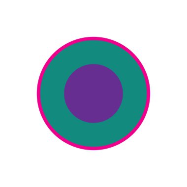 Soyut rastgele daireler geometrik dairesel öge