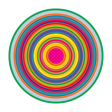 Soyut rastgele daireler geometrik dairesel öge