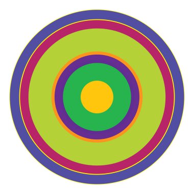 Soyut rastgele daireler geometrik dairesel öge