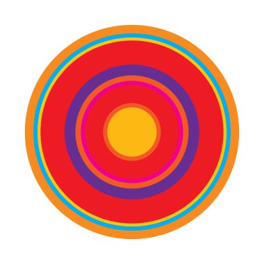 Soyut rastgele daireler geometrik dairesel öge