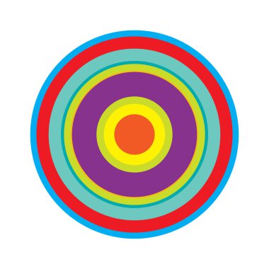 Soyut rastgele daireler geometrik dairesel öge