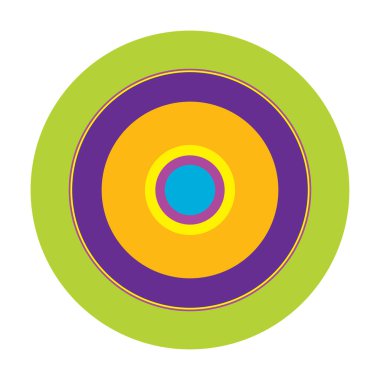 Soyut rastgele daireler geometrik dairesel öge