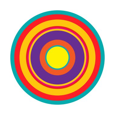 Soyut rastgele daireler geometrik dairesel öge