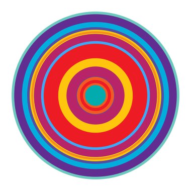 Soyut rastgele daireler geometrik dairesel öge