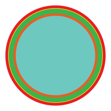 Soyut rastgele daireler geometrik dairesel öge