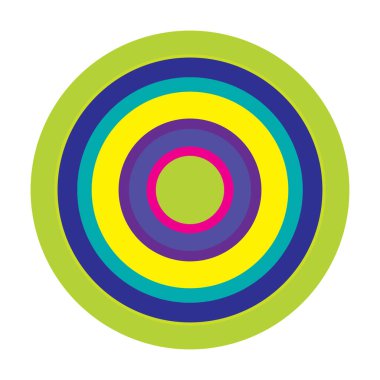 Soyut rastgele daireler geometrik dairesel öge