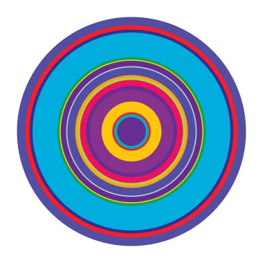 Soyut rastgele daireler geometrik dairesel öge