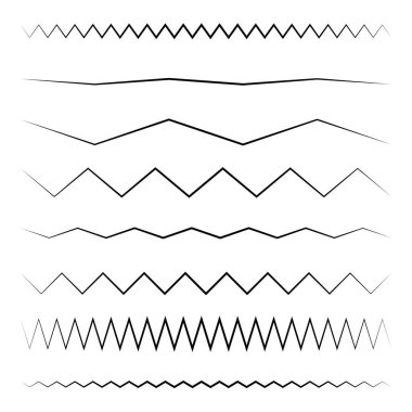 Dalgalı, dalgalı, zigzag çapraz çizgi, çizgili element