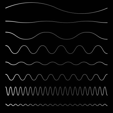Dalgalı, dalgalı, zigzag çapraz çizgi, çizgili element