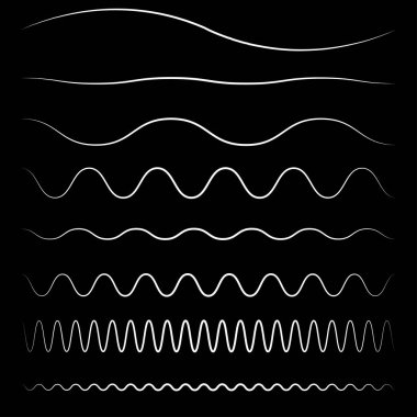 Dalgalı, dalgalı, zigzag çapraz çizgi, çizgili element
