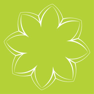 Mandala yayılıyor. Dairesel geometrik motif, simge, şekil - stok vektör çizimi, klip- sanat grafikleri