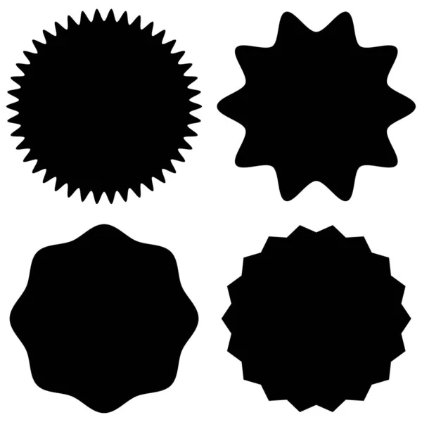 Conjunto Ilustración Vectorial Blanco Negro — Vector de stock