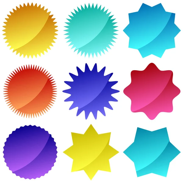 Set Vector Buttons Your Design — Stock Vector