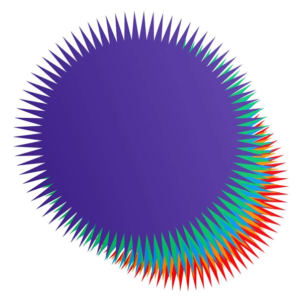 Starburst Sunburst Prijskaartje Label Met Lege Lege Ruimte Prijs Knipperende — Stockvector