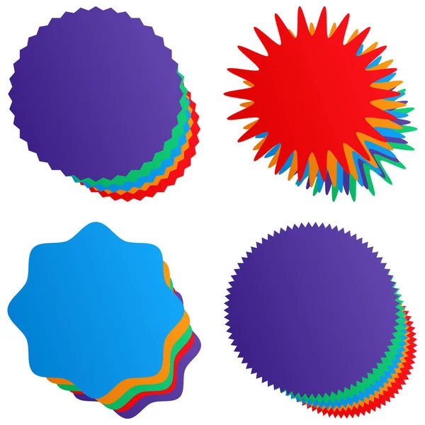 Yıldız patlaması, güneş patlaması fiyat etiketi, boş, boş alan etiketi. Fiyat flaş düğmesi, iğne şekli
