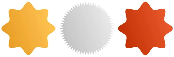 Goud Zilver Bronzen Plaquette Spandoek Zegel Kostbare Metalen Badge Label — Stockvector