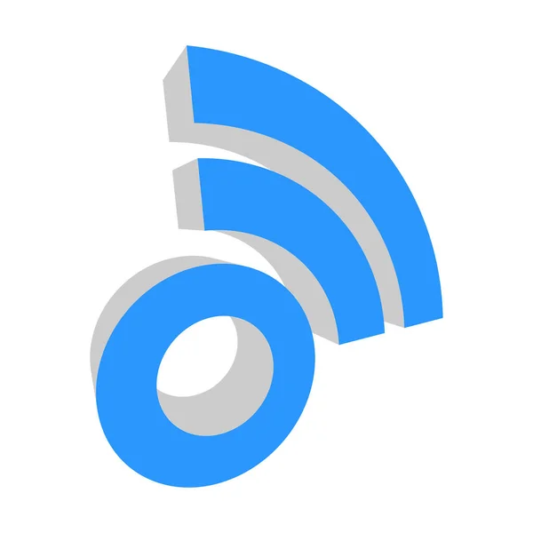 Drahtlose Schnurlose Signal Internet Wifi Shape Symbol Symbol Stock Vector — Stockvektor