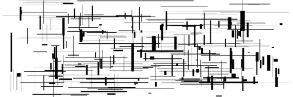 ランダムな 混沌としたグリッド メッシュパターン ランダムな線で幾何学的なテクスチャ ストックベクトルのイラスト クリップアートグラフィック — ストックベクタ