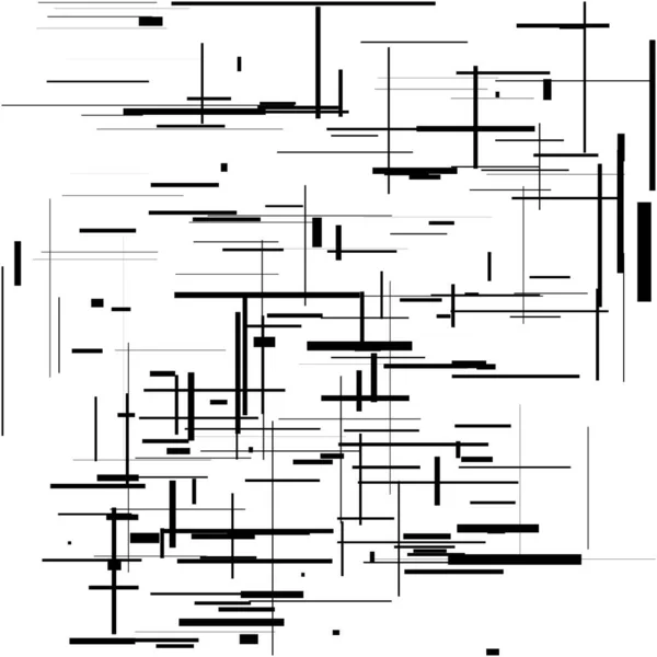 Rejilla Caótica Aleatoria Patrón Malla Textura Geométrica Con Líneas Aleatorias — Vector de stock