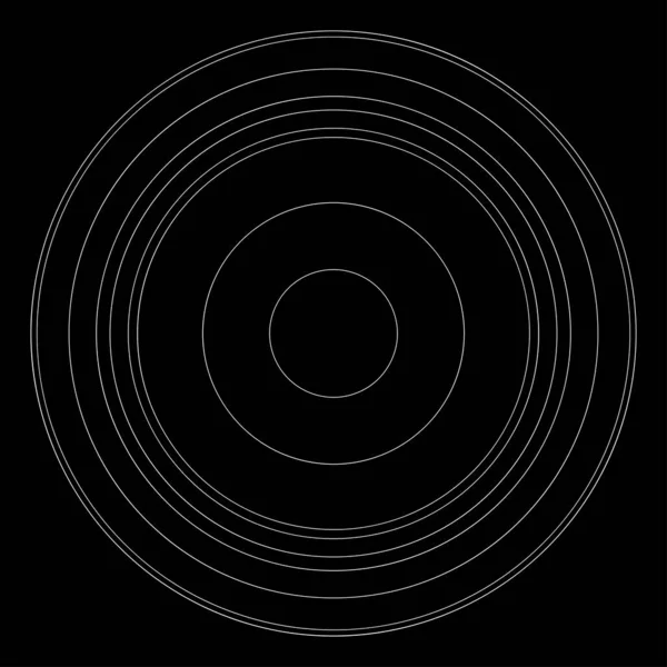 Abstrakte Zufällige Kreise Geometrisches Kreisförmiges Element — Stockvektor