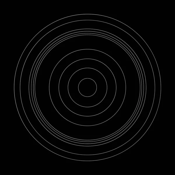 Abstrakte Zufällige Kreise Geometrisches Kreisförmiges Element — Stockvektor