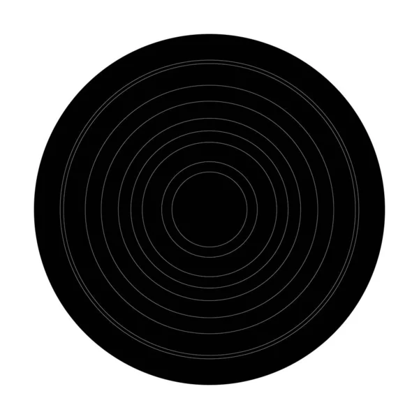 Abstrakte Zufällige Kreise Geometrisches Kreisförmiges Element — Stockvektor