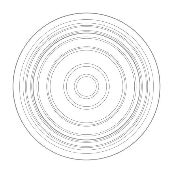 Abstract Willekeurige Cirkels Geometrisch Cirkelvormig Element — Stockvector