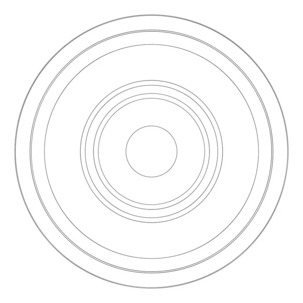 Αφηρημένο Τυχαίο Γεωμετρικό Κυκλικό Στοιχείο Κύκλων — Διανυσματικό Αρχείο
