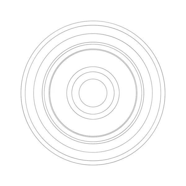 Abstrakte Zufällige Kreise Geometrisches Kreisförmiges Element — Stockvektor