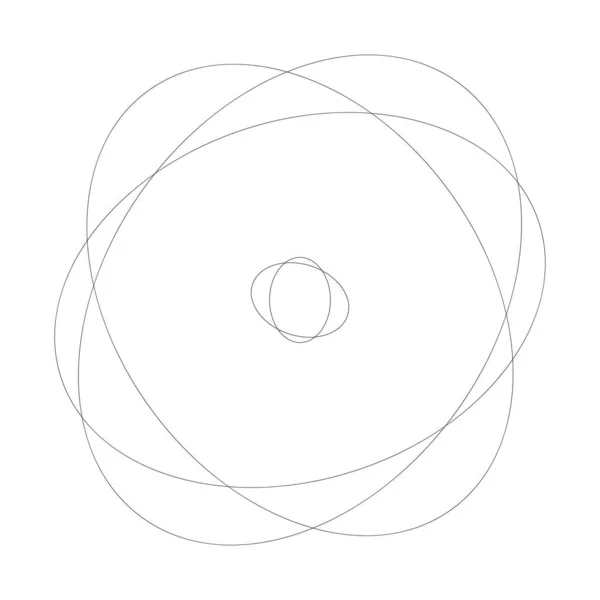 Абстрактный Случайный Круг Геометрический Круговой Элемент — стоковый вектор