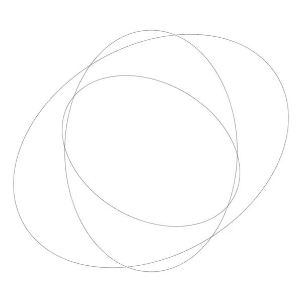 Streszczenie Losowych Okręgów Geometryczny Okrągły Element — Wektor stockowy