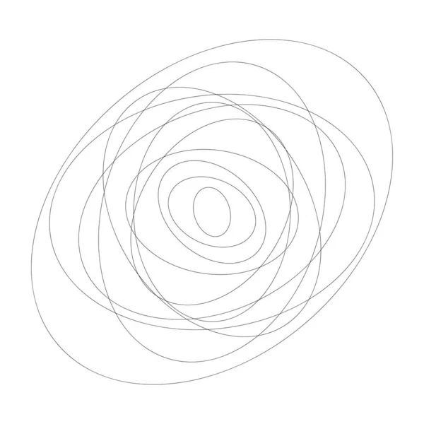 Streszczenie Losowych Okręgów Geometryczny Okrągły Element — Wektor stockowy