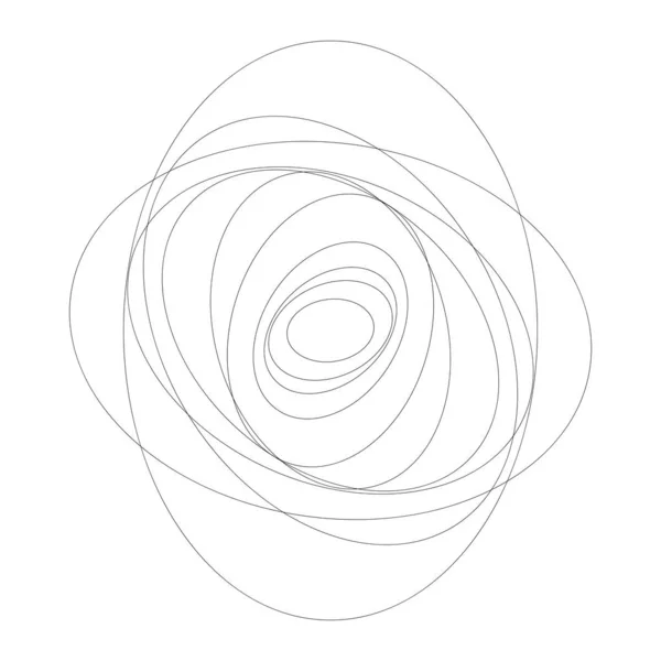 Círculos Aleatorios Abstractos Elemento Circular Geométrico — Vector de stock