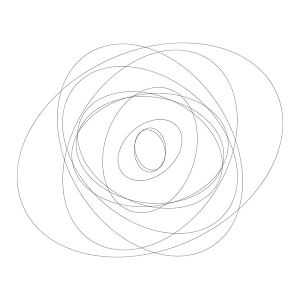 抽象的随机圆几何圆元 — 图库矢量图片