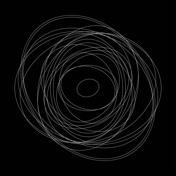 概要円の幾何学的円要素 — ストックベクタ