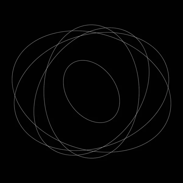 Абстрактні Випадкові Кола Геометричний Круговий Елемент — стоковий вектор
