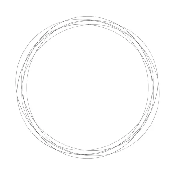 Αφηρημένο Τυχαίο Γεωμετρικό Κυκλικό Στοιχείο Κύκλων — Διανυσματικό Αρχείο
